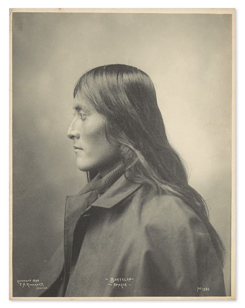 (AMERICAN INDIANS--PHOTOGRAPHS.) Rinehart, Frank A. Bartelda, Apache.